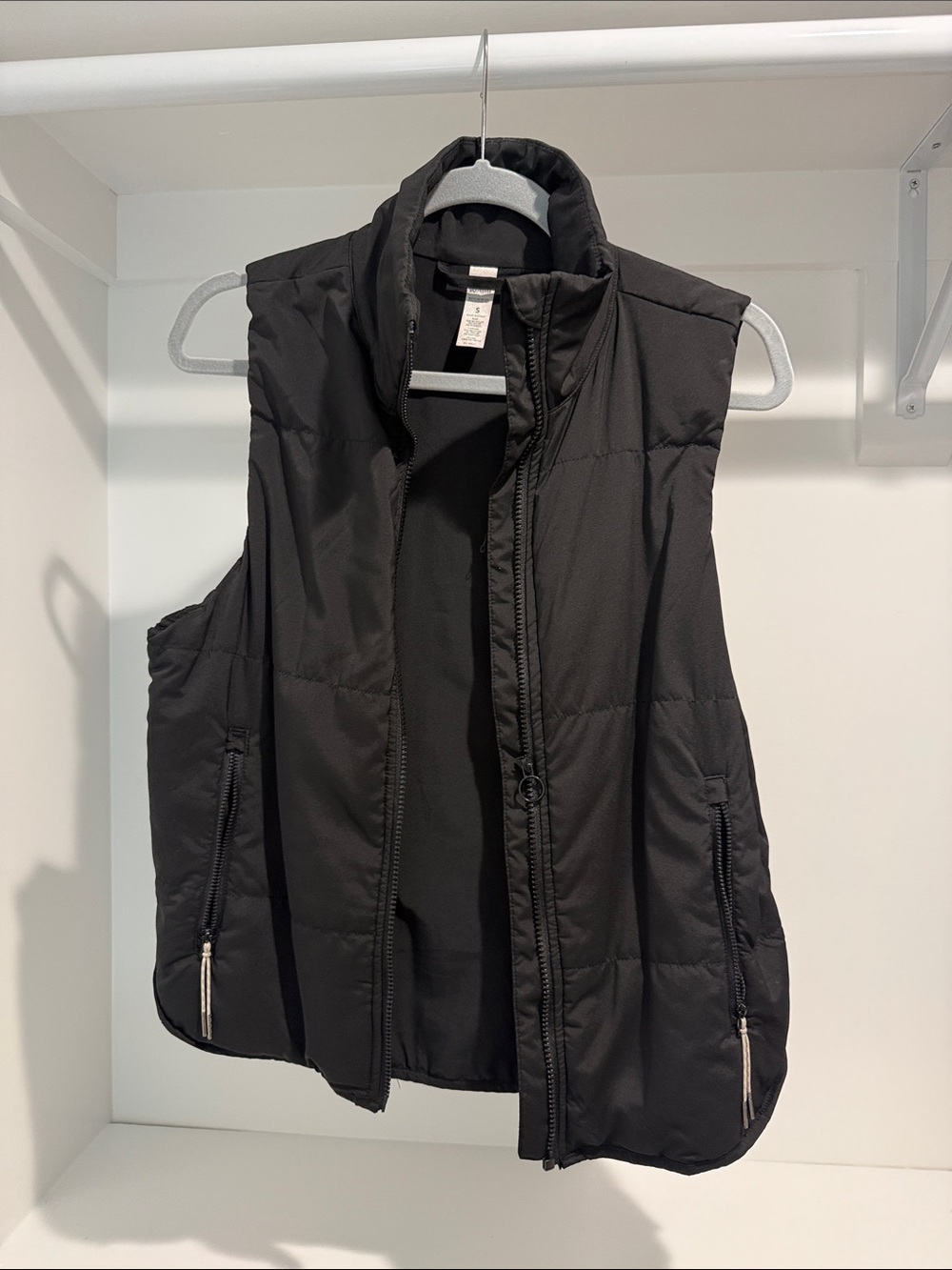 Black Quilted Puffer Vest